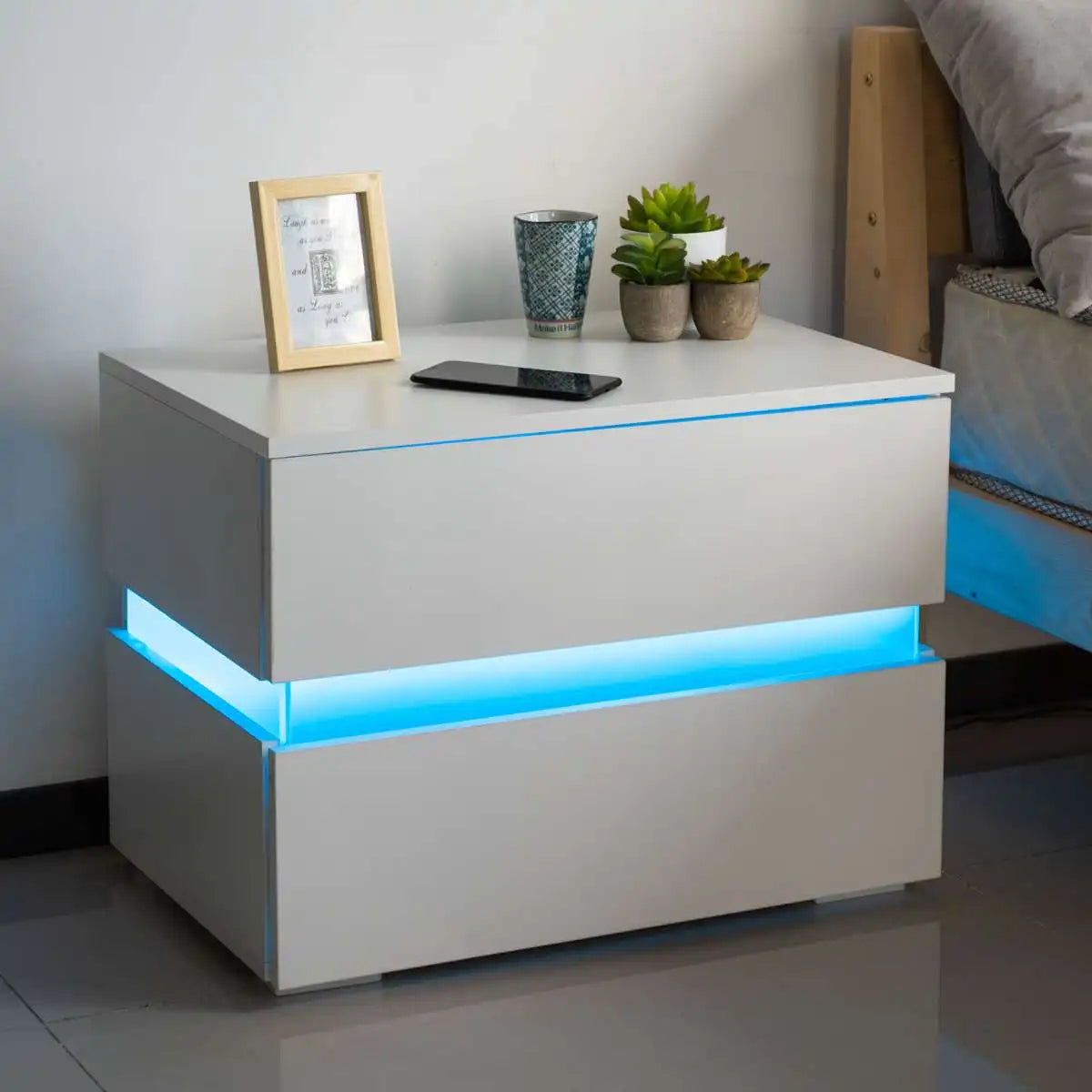 GleamLight™ | Modern Luxury LED Nightstand