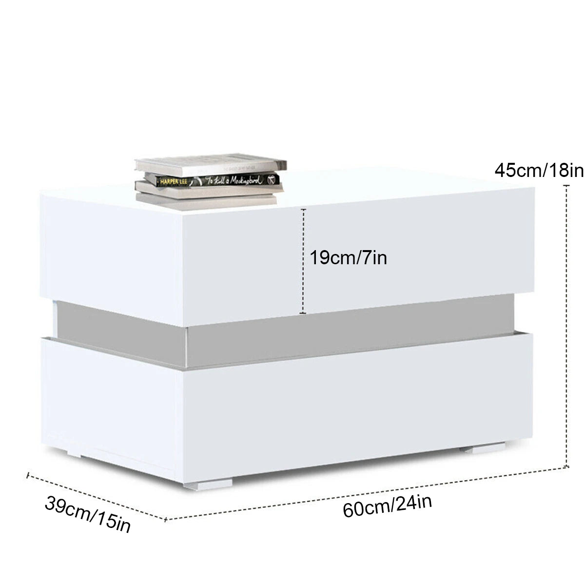GleamLight™ | Modern Luxury LED Nightstand