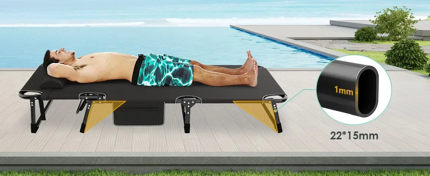 CozyCamp™ | The Ultimate Folding Camping Cot Bed