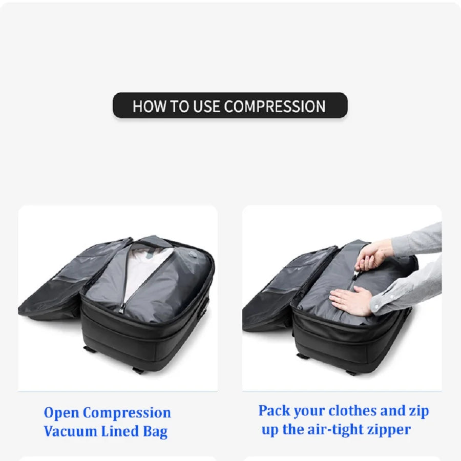 PackEase™ Pro | The Ultimate Vacuum Compression Backpack