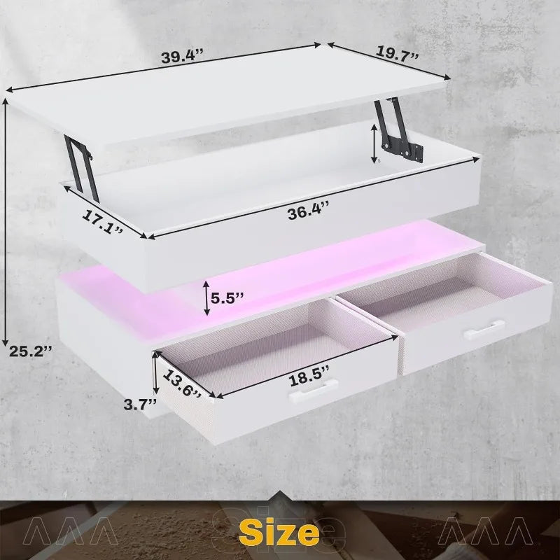 LiftEase™ | The Ultimate Lift Top Coffee Table