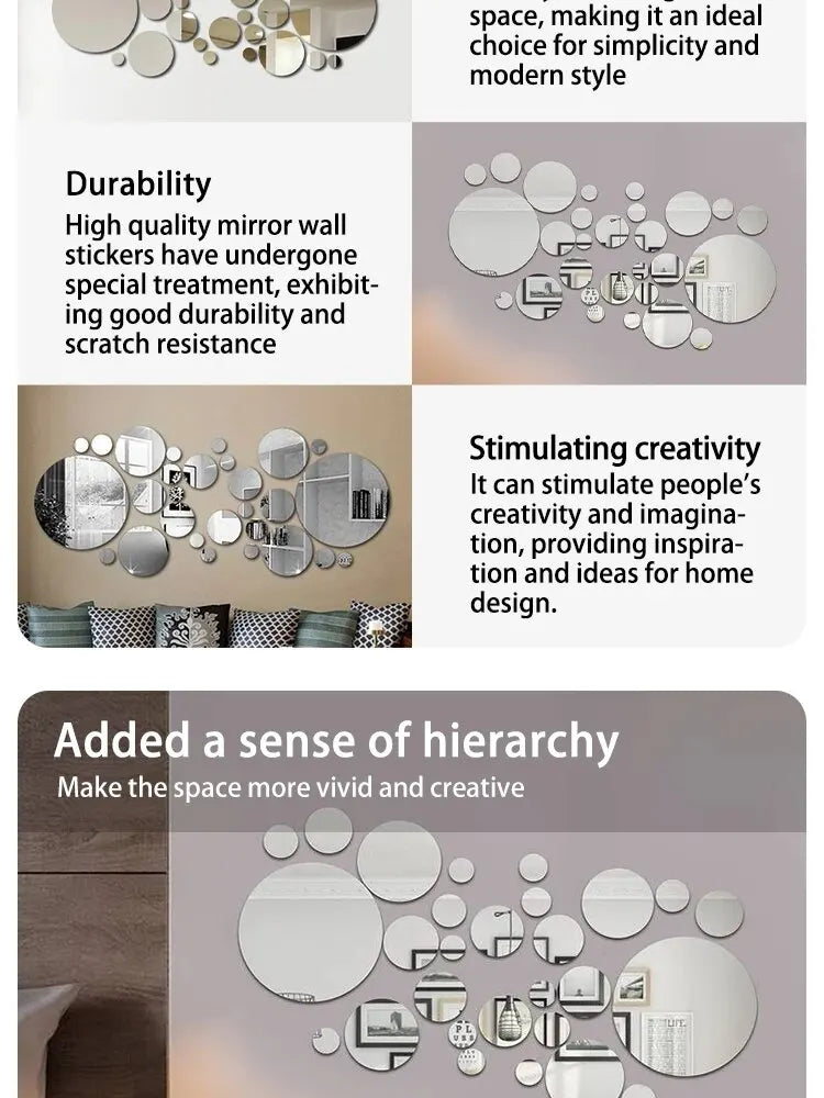 MirrorGleam™ | Transform Your Walls in Style