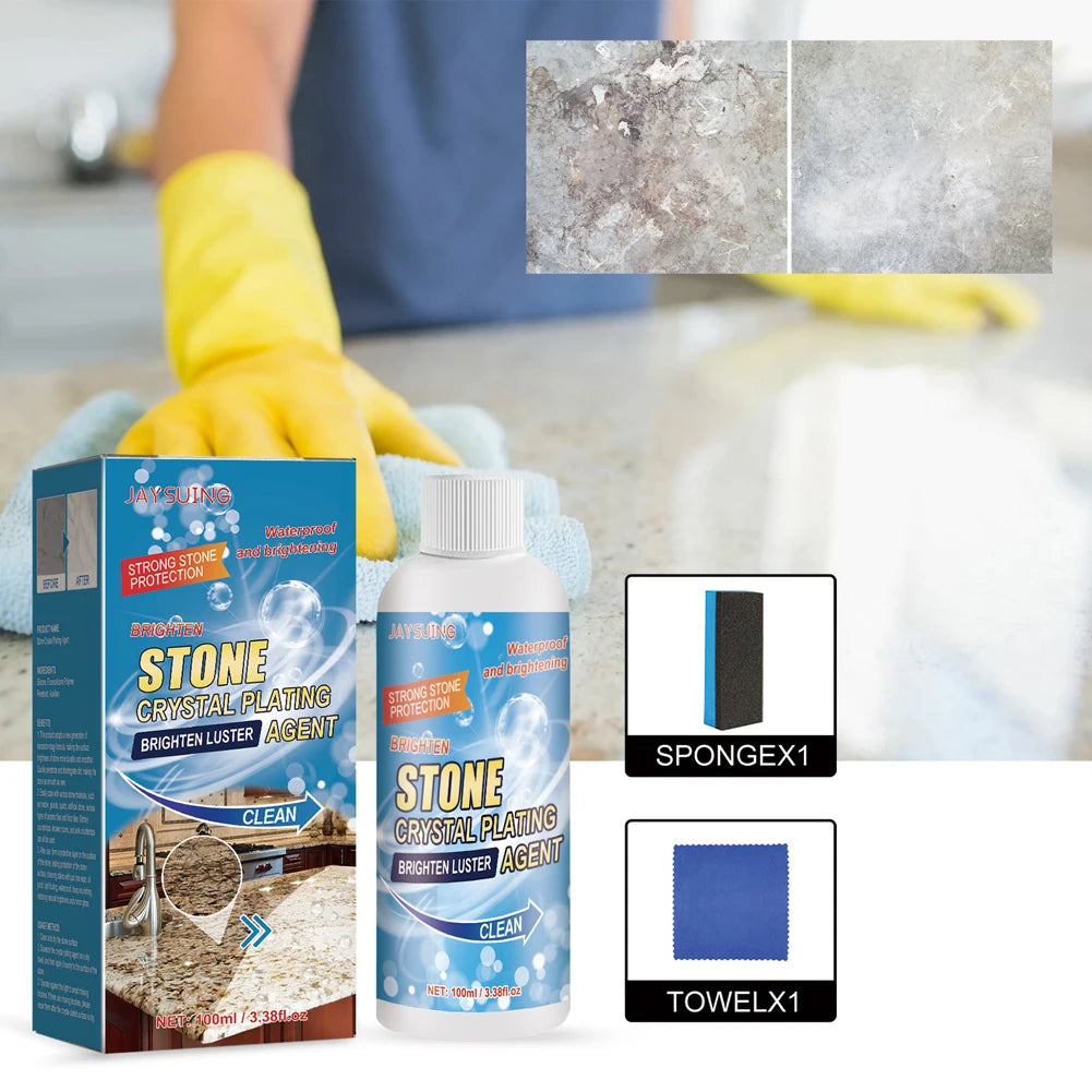 StoneShine Pro™ | Nano Crystal Plating Agent & Stone Stain Remover