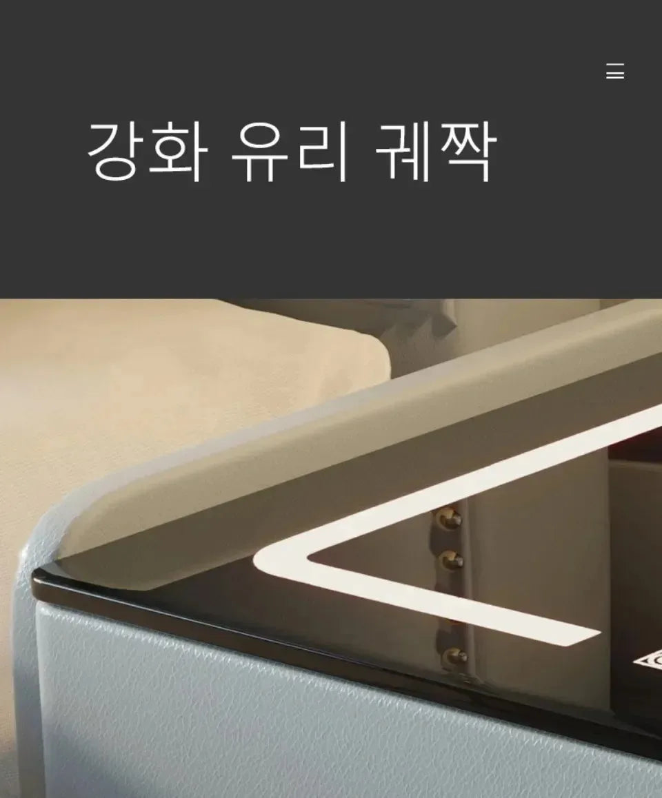 SmartZen™ | Intelligent Nightstand with Wireless Charging & USB Ports