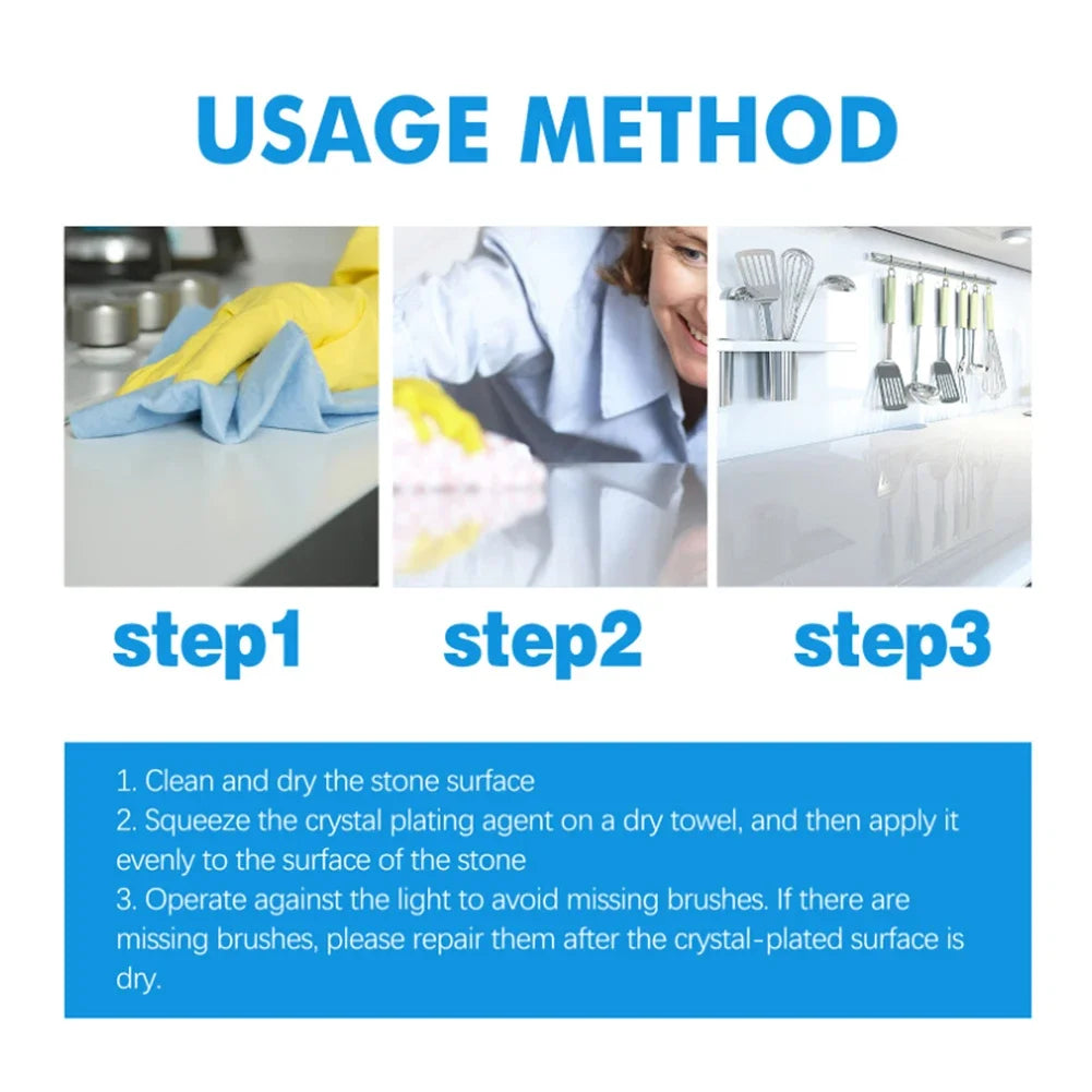 StoneShine Pro™ | Nano Crystal Plating Agent & Stone Stain Remover
