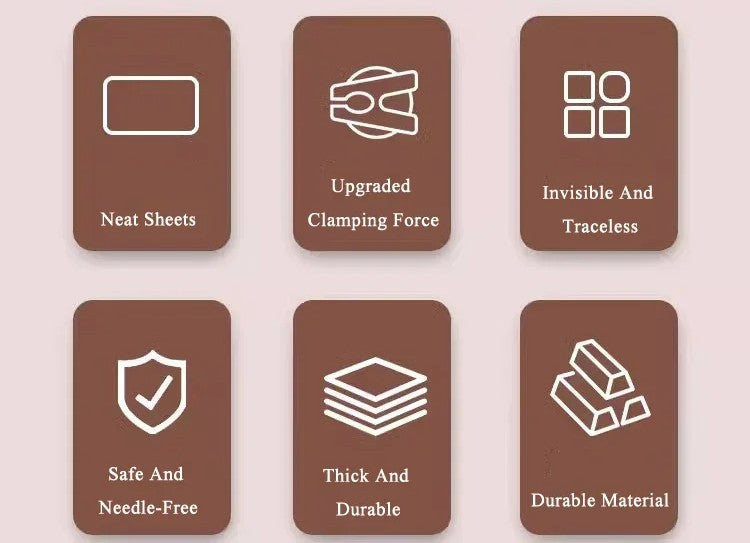 GripSeal™ Invisible Bed Sheet Straps
