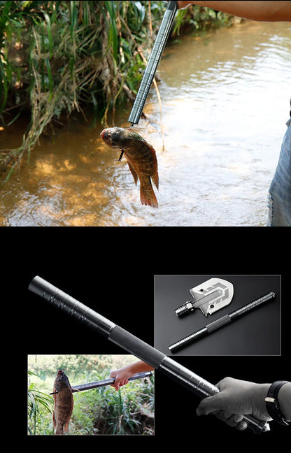 TitanX™ |Tactical Survival Shovel - The Ultimate 12-in-1 Multifunctional Spade & Shovel