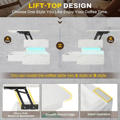 LiftEase™ | The Ultimate Lift Top Coffee Table