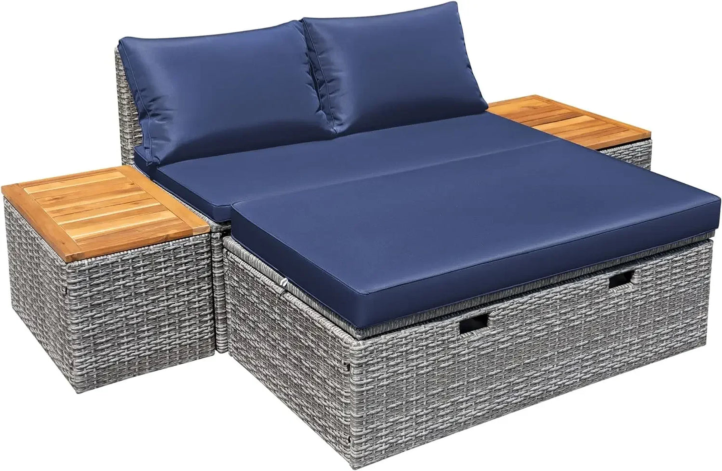 LunaBreeze™ Outdoor Daybed - The Ultimate 5-in-1 Patio Lounge System
