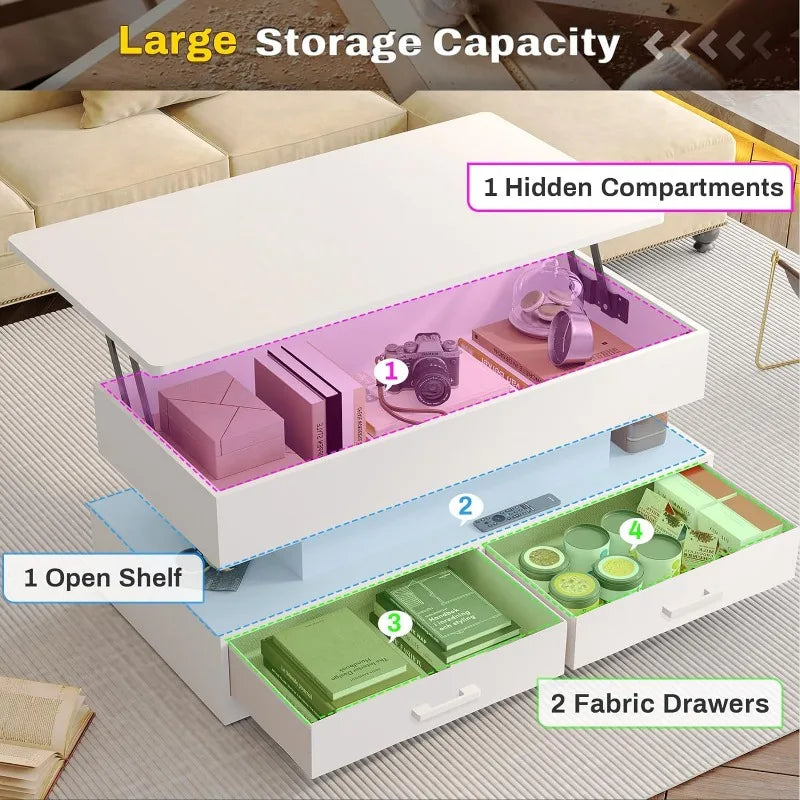 LiftEase™ | The Ultimate Lift Top Coffee Table