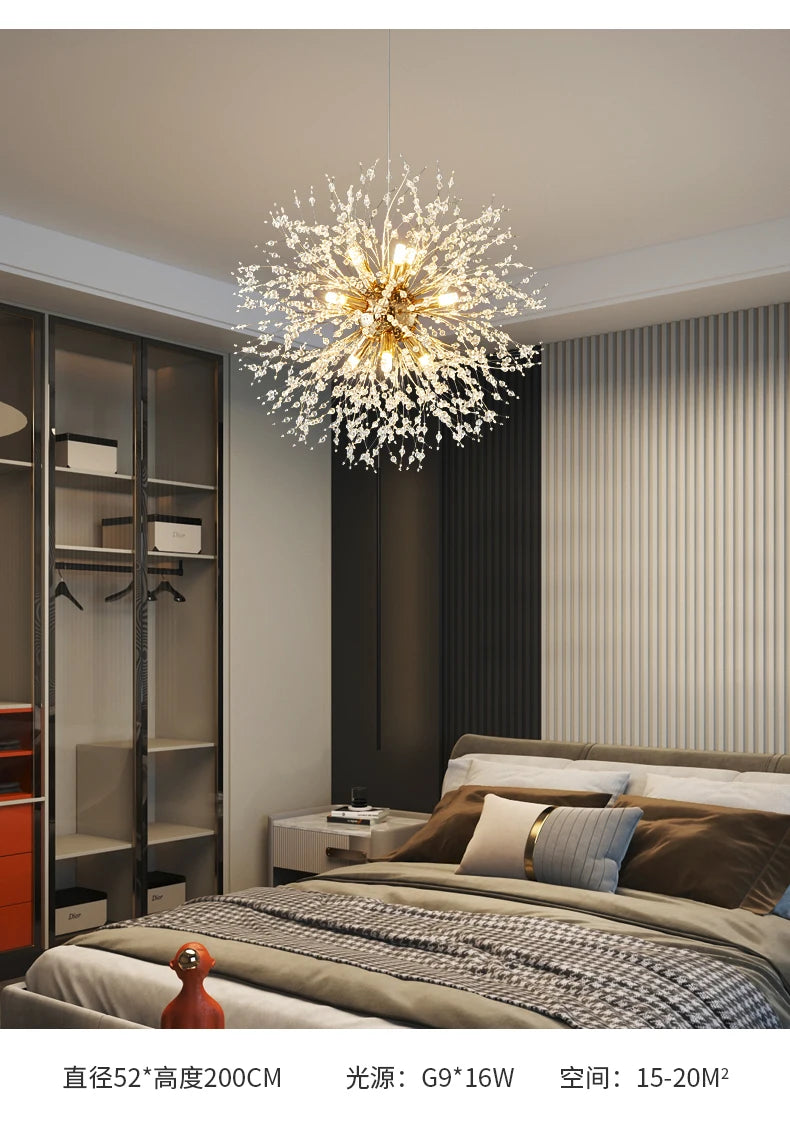 SkyStar™ | Luxury Crystal Lamp for Modern Spaces