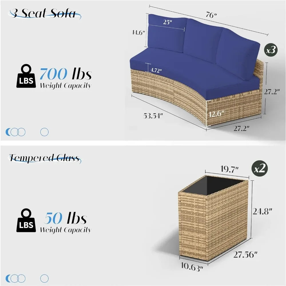 LunaArc™ | Outdoor Sectional Sofa