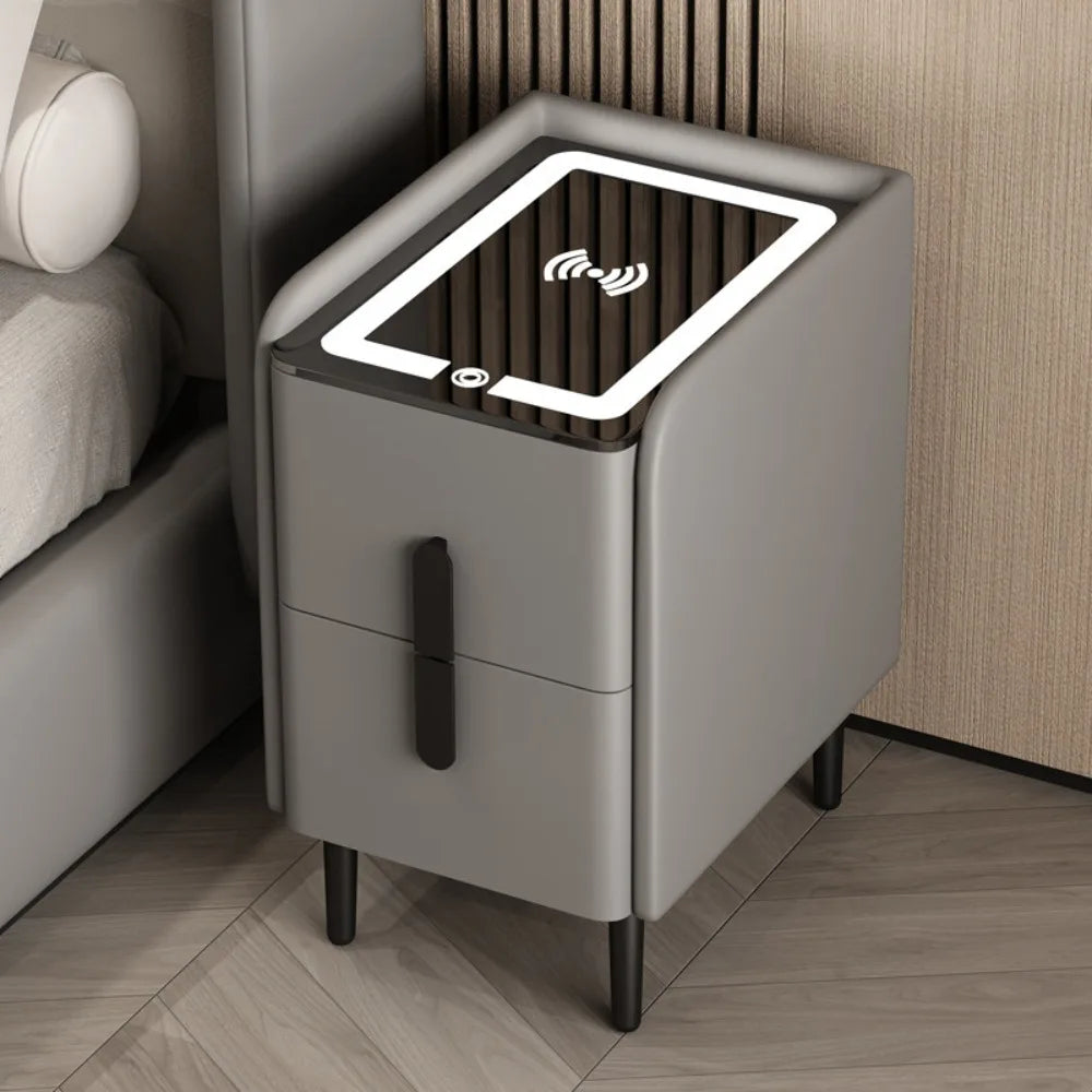 SmartZen™ | Intelligent Nightstand with Wireless Charging & USB Ports