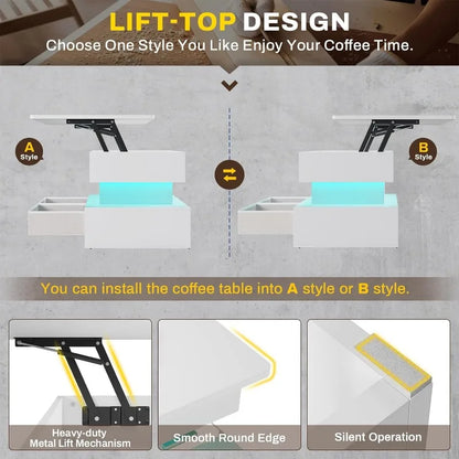 LiftEase™ | The Ultimate Lift Top Coffee Table