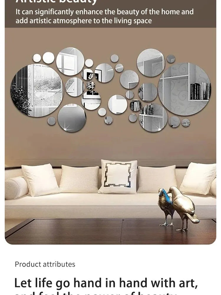 MirrorGleam™ | Transform Your Walls in Style